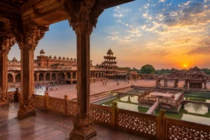 Currently You Are Viewing Fatehpur Sikri Images (Sun Set View)